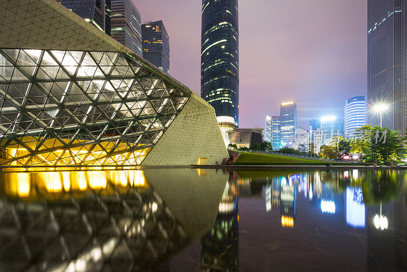 广州歌剧院夜景