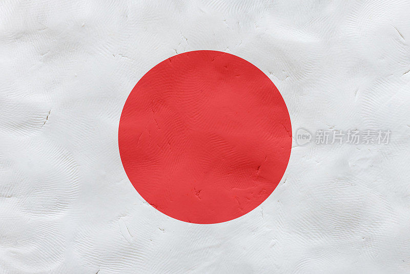 日本的橡皮泥国旗