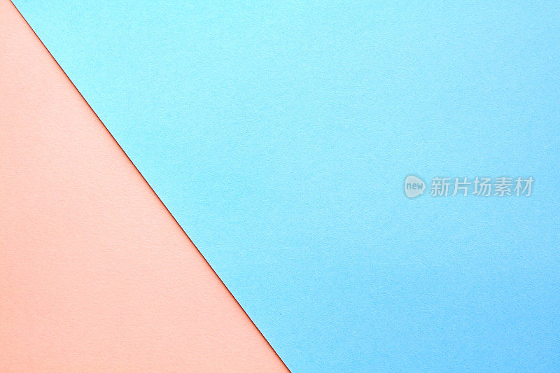 抽象的不对称几何水彩纸背景在柔和的粉彩颜色。