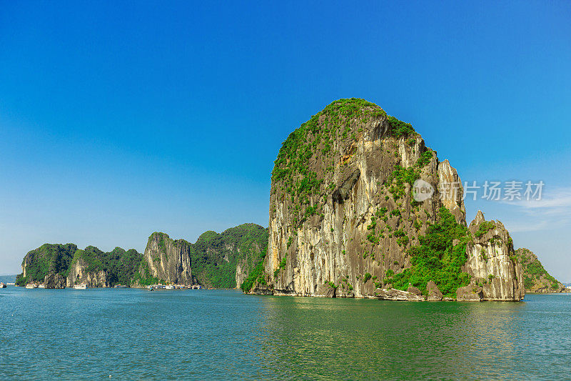 越南下龙湾的岛屿