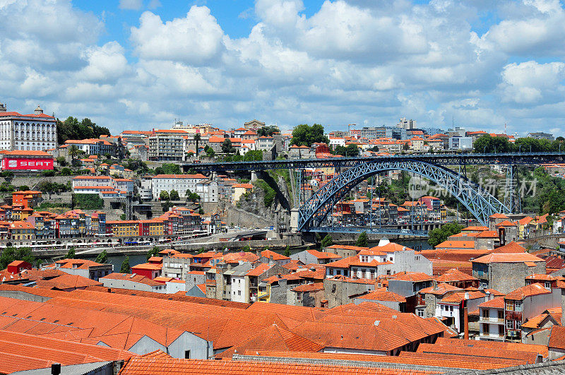 波尔图和新加亚维拉-多姆Luís杜罗河上的I桥，波尔图，葡萄牙