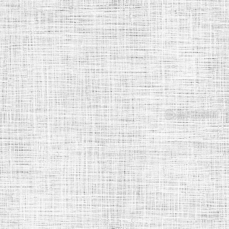 结构多层编织紧密的白色织物材料-无缝图案背景-表面填充密密麻麻排列不均匀的短线条