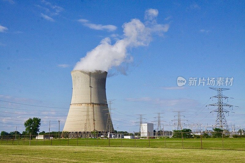 俄亥俄州伊利湖附近的核电站