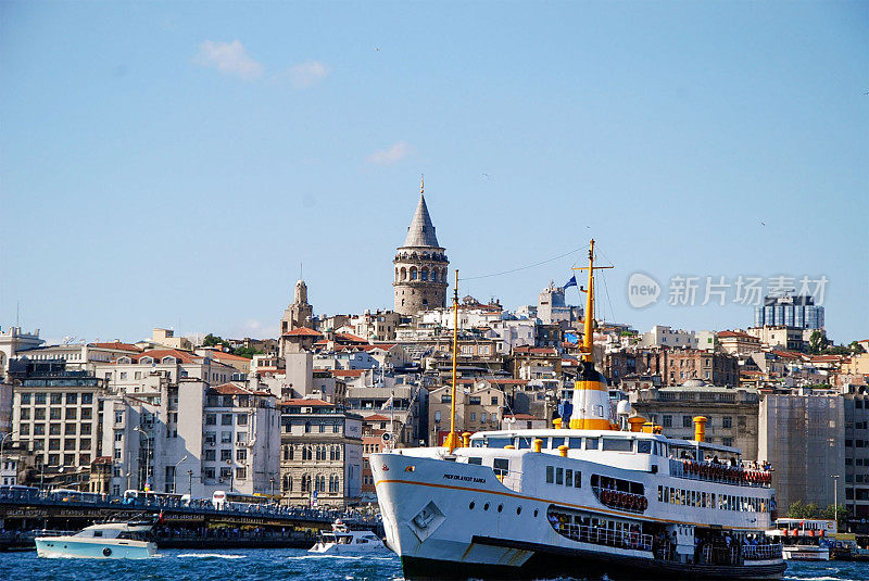 İstanbul土耳其，加拉塔，欧洲