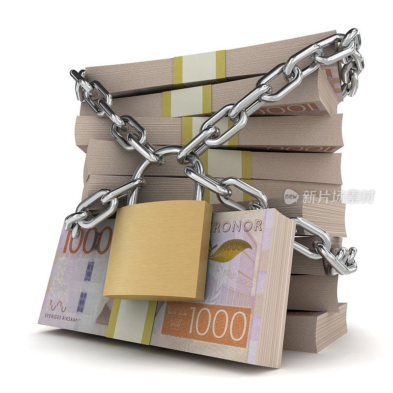 瑞典克朗货币金融保险安全锁