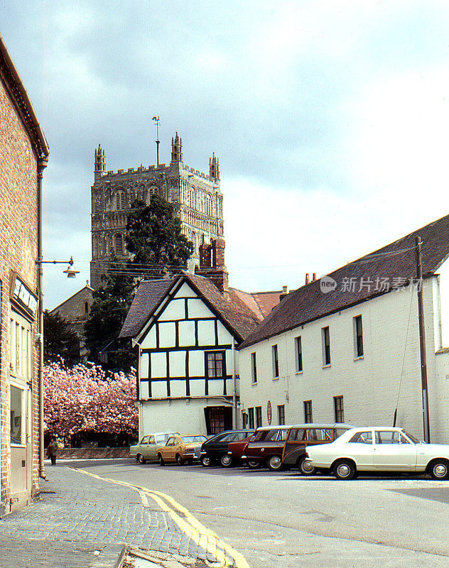 图克斯伯里及其修道院，格洛斯特郡，英格兰
