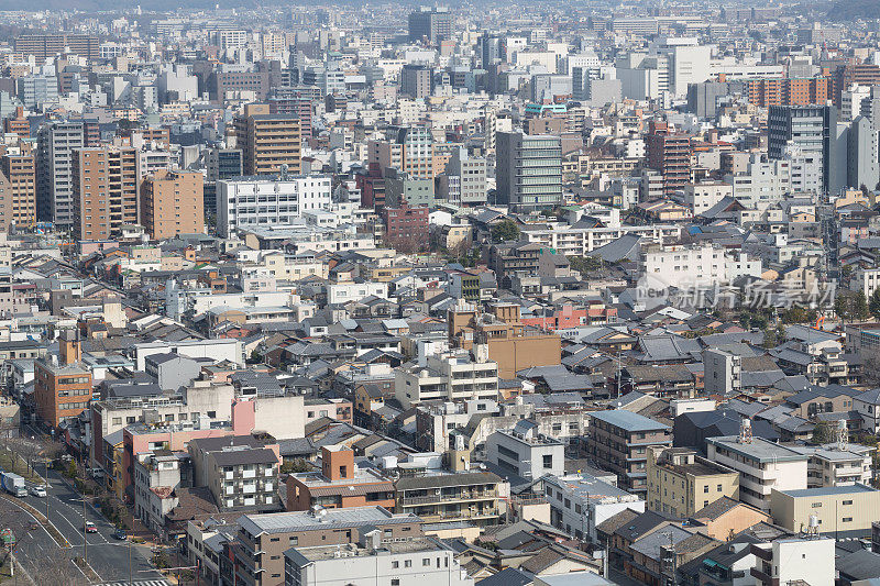 日本京都城市景观