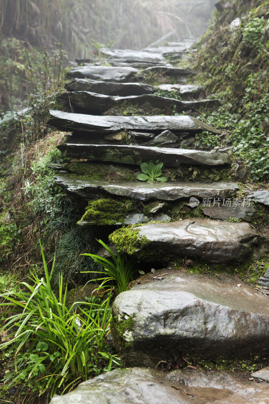 通往巅峰之路，平安，龙胜，广西，中国