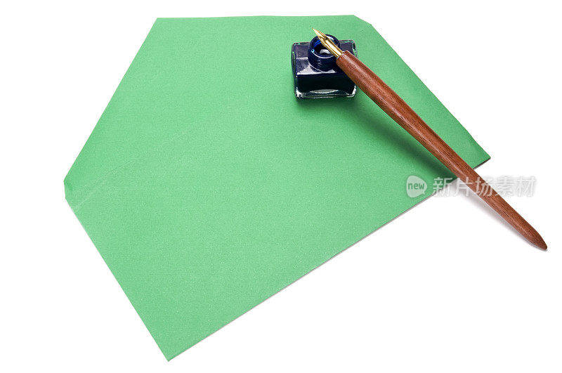 信封及书法工具