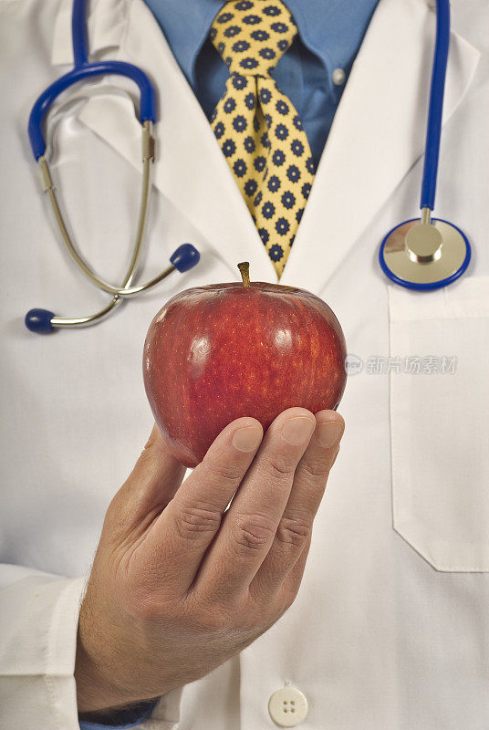 医生提供苹果