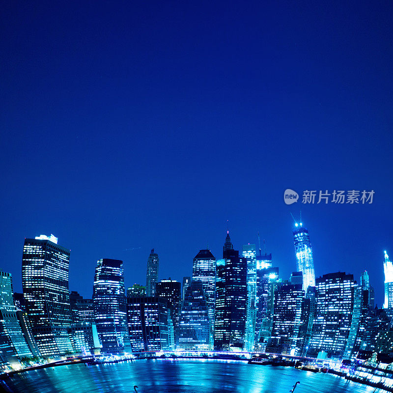 纽约的夜空