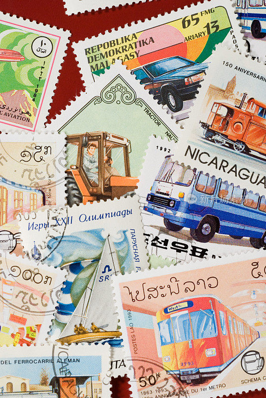 邮票的交通工具