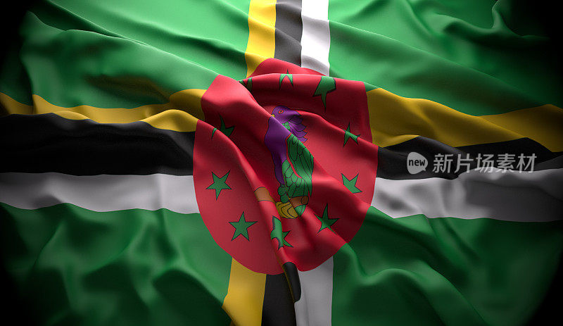多米尼加，罗索国家官方国旗