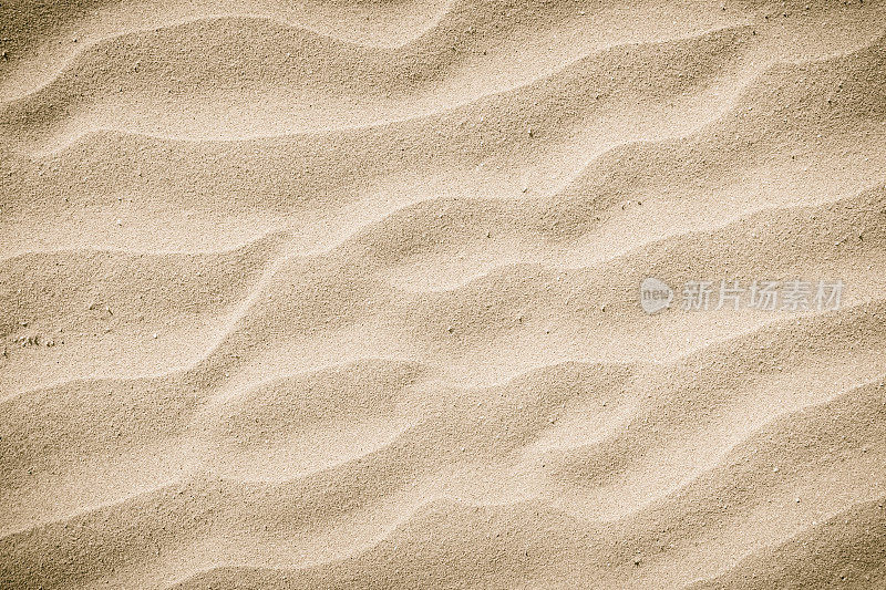 纹理。一波又一波的沙子。