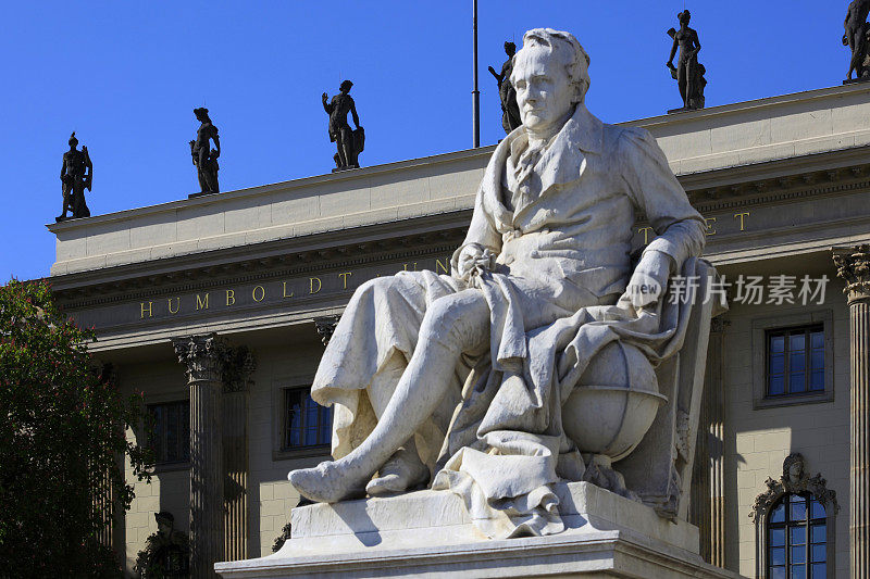 柏林的亚历山大·冯·洪堡雕像