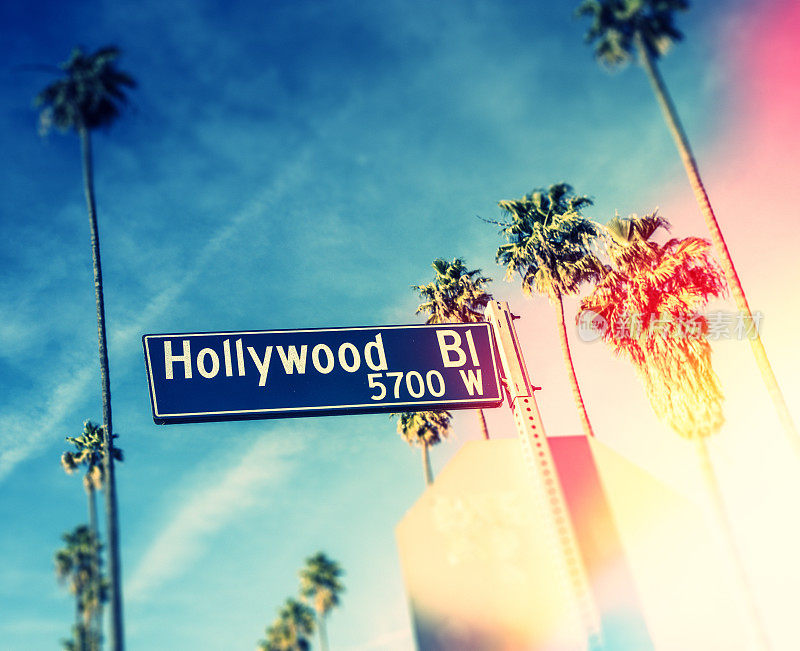 好莱坞大街标志