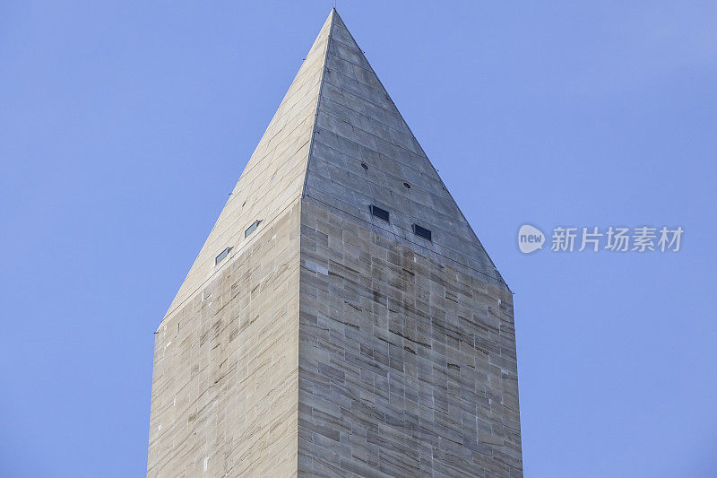 华盛顿纪念碑的顶端