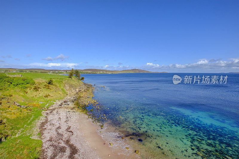 苏格兰高地西海岸的格鲁纳德湾