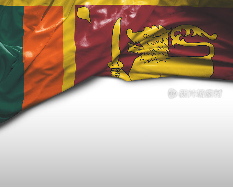 斯里兰卡挥舞旗帜