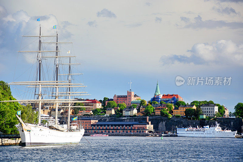 斯德哥尔摩的帆船