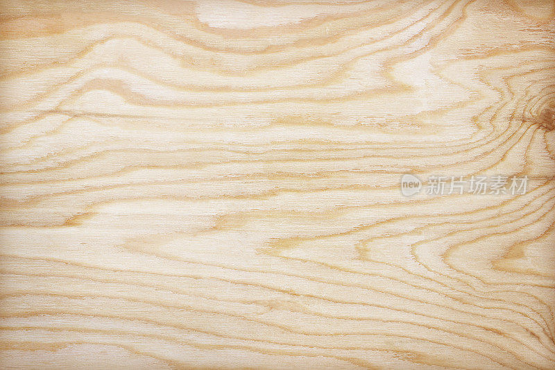 木质胶合板纹理背景，胶合板纹理具有天然木纹图案