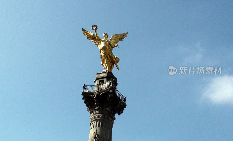 独立天使雕像位于墨西哥墨西哥城