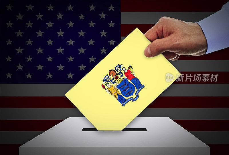 投票箱-选举-新泽西，美国