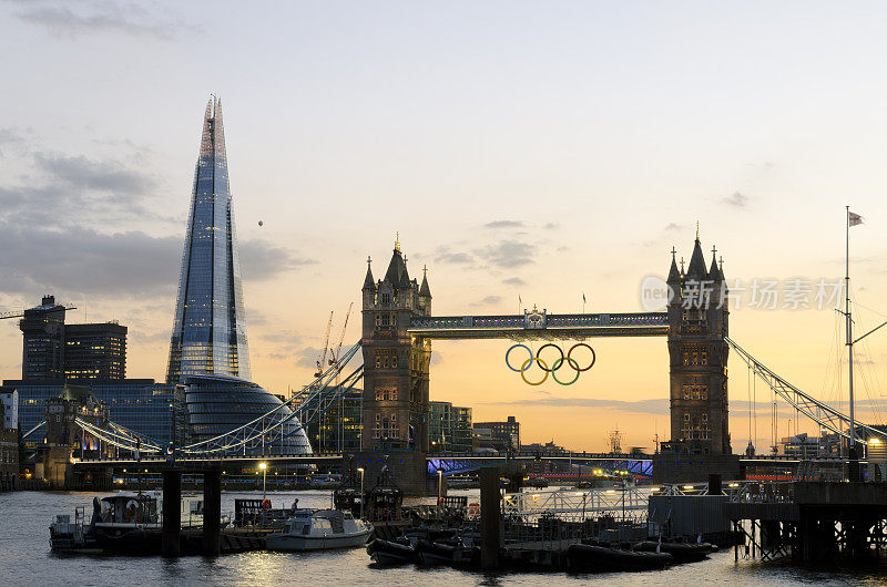 2012年伦敦奥运会期间的伦敦塔桥