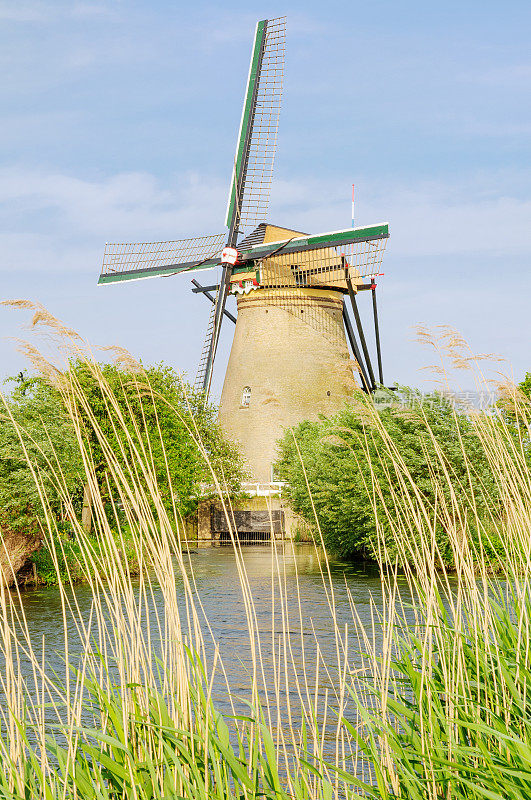 历史上的荷兰风车，Kinderdijk，荷兰