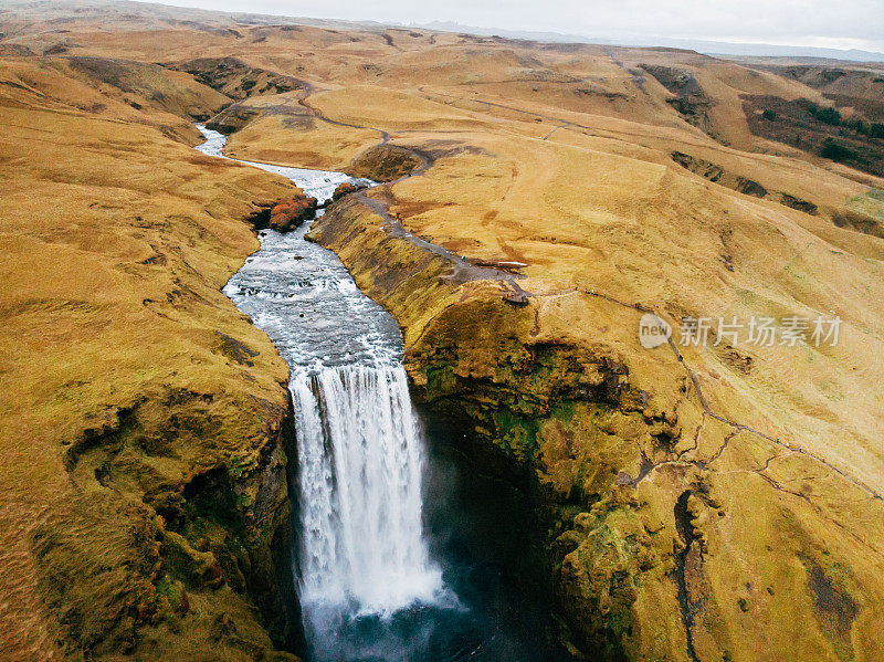 冰岛Skogafoss、南