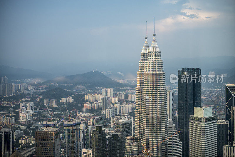 城市天际线-吉隆坡全景