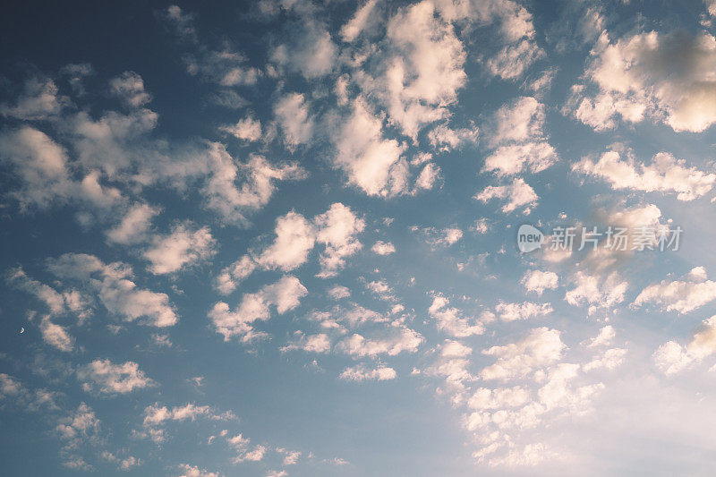 日落的天空背景