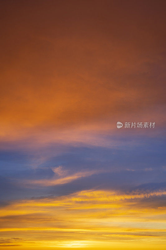 日落或日出天空背景