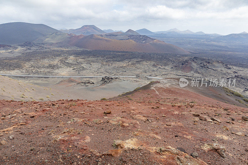 火山景观，提曼法亚自然公园-兰萨罗特