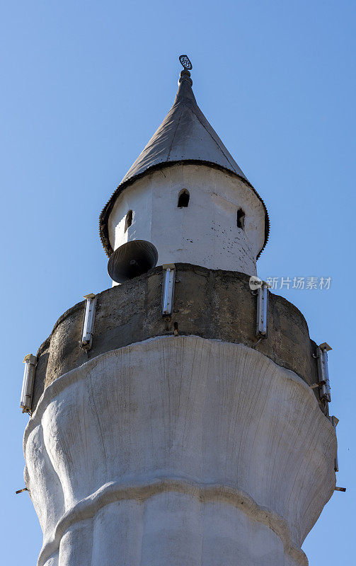土耳其Safranbolu著名的槽形尖塔的细节