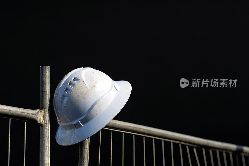 建筑工人的安全帽