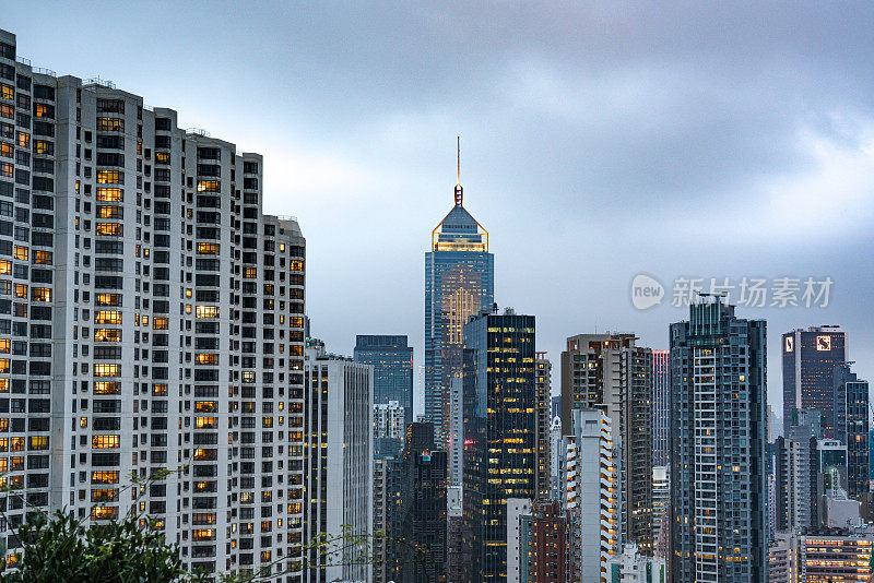 高密度居住在香港湾仔