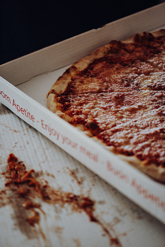待在家里的坏习惯，外卖正在蓬勃发展——披萨盒到处都是