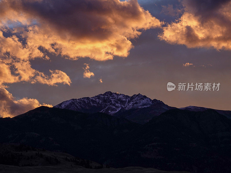 电动的巅峰,怀俄明。