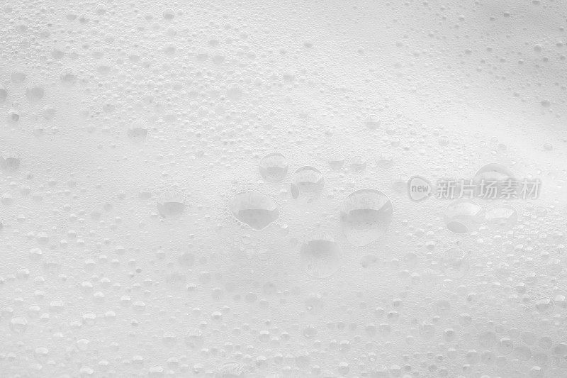 抽象的白色肥皂泡纹理背景