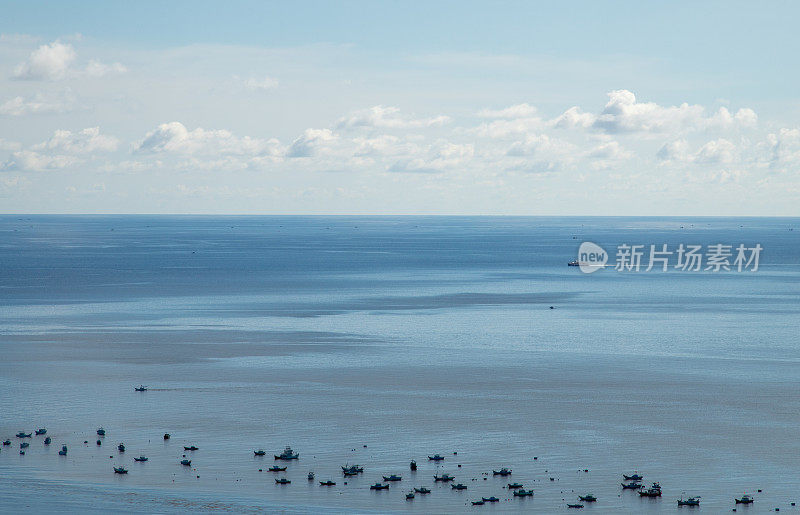 富桂岛的蓝色大海