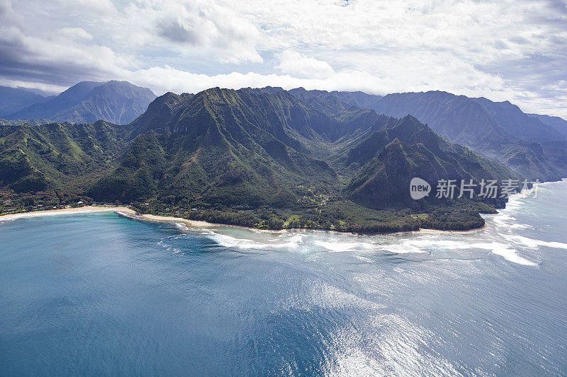 纳帕里海岸州立公园，考艾岛，夏威夷群岛