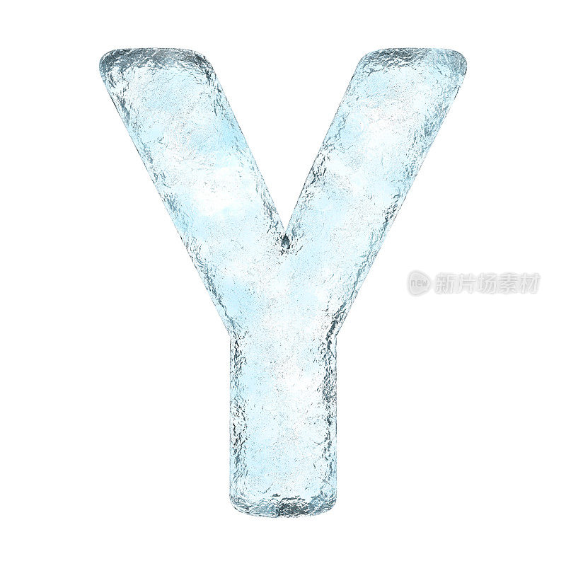 字母Y的糖霜