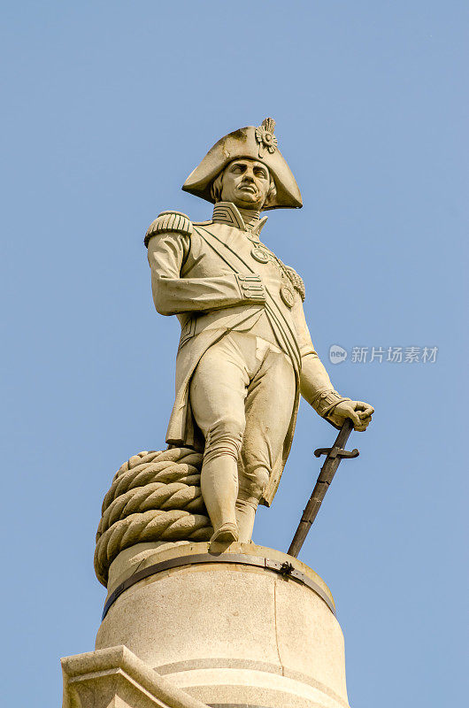 伦敦特拉法加广场纳尔逊雕像
