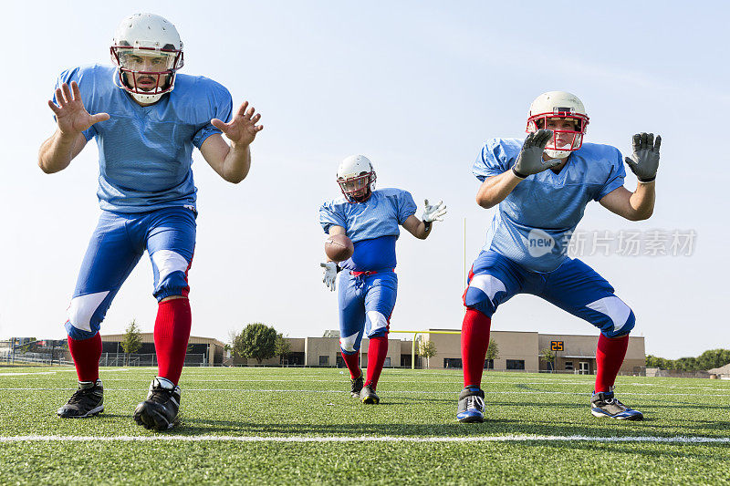 准备好阻挡一个庞特