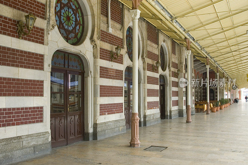 土耳其伊斯坦布尔Sirkeci火车站站台