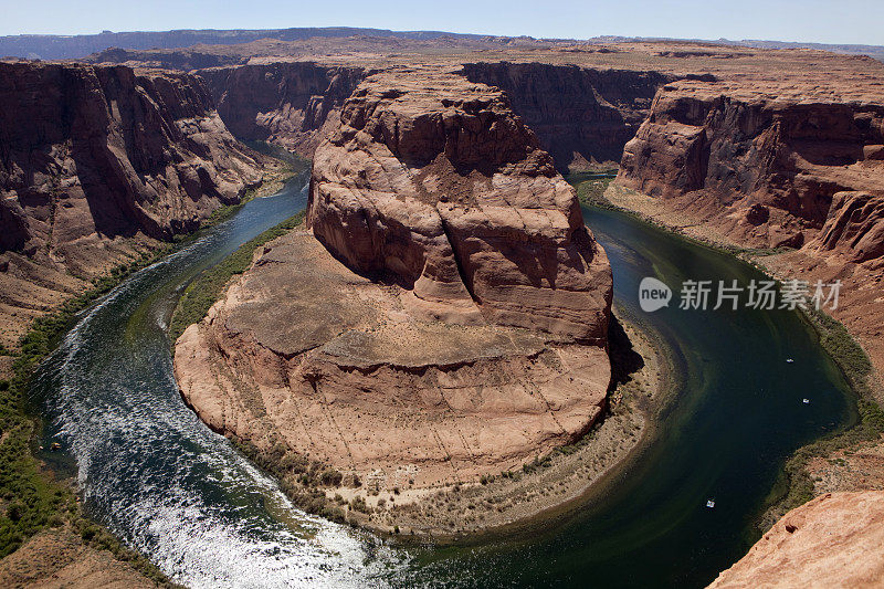 亚利桑那州科罗拉多河的马蹄形弯道