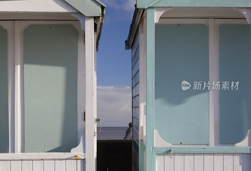 位于海滩小屋