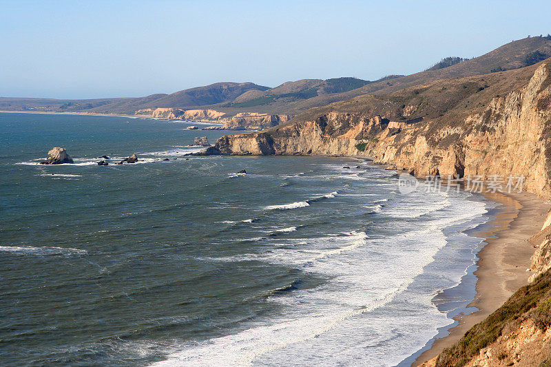 加州的海岸线