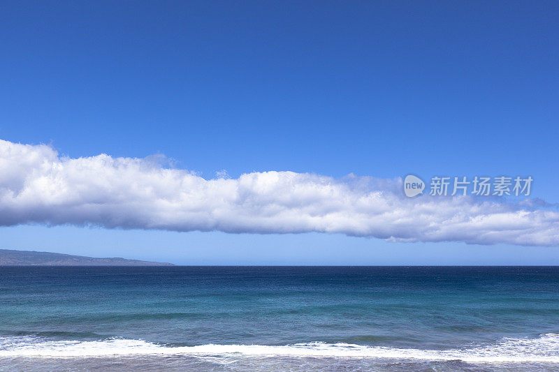 海景北岸海岸线毛伊岛，夏威夷群岛